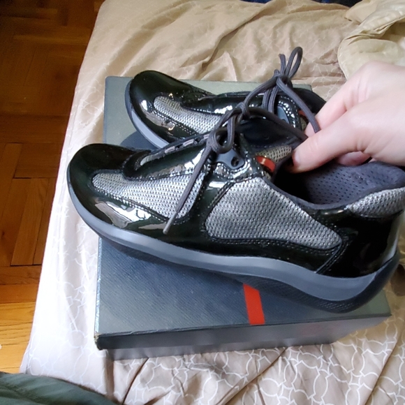 Clean Prada sneakers with box prada shoes - Picture 1 of 7